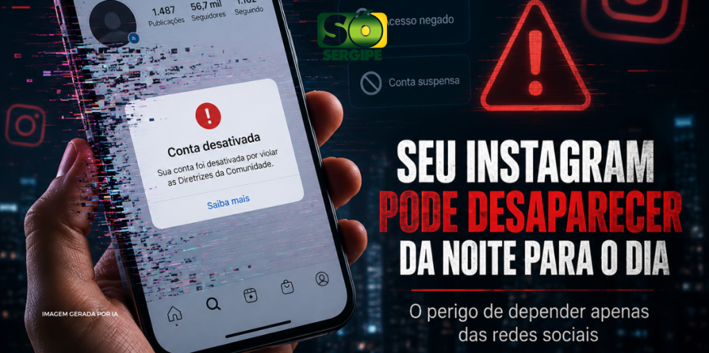 Seu Instagram pode desaparecer da noite para o dia: o perigo de depender apenas das redes sociais