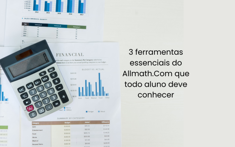 Neste post, discutimos três ferramentas Allmath essenciais que ajudarão os alunos que têm medo de aprender matemática e essas ferramentas também facilitam o problema de matemática.